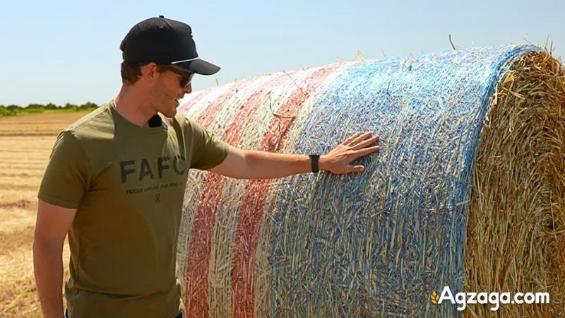 Agzaga Bale Tuff Freedom net wrap with influencer, Gatlin Didier 