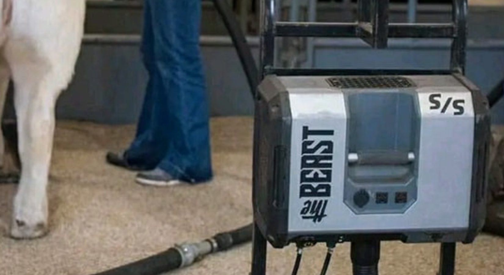 Sullivan Supply Beast Blower in Use